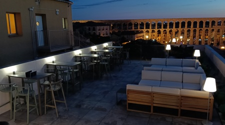 Terrasse Hôtel ELE Acueducto Ségovie